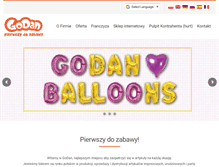 Tablet Screenshot of godan.pl